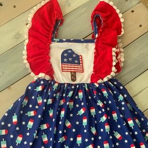 NWT Popsicle Ruffle Sleeve Dress
